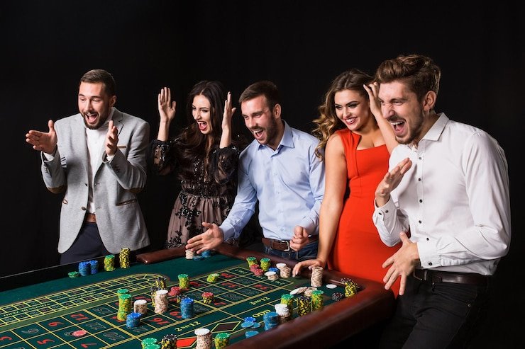 Live roulette table interface with ball spinning and betting board displayed